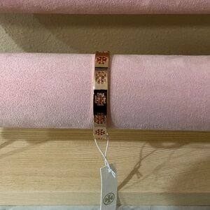 Tory Burch Rose Gold Pierce Cuff Bracelet (NWTs)